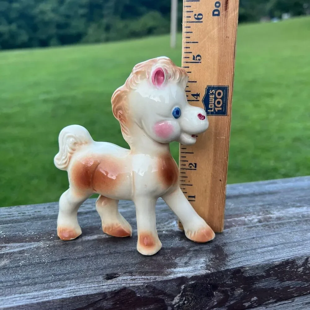 Vintage Rempel Diamond Pottery Frisky Pony 1950
